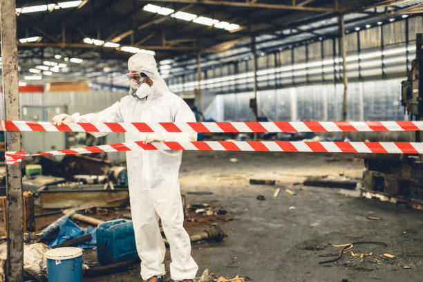 Professional Hoarding Cleanup technician working in Farmville, NC